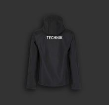 Lade das Bild in den Galerie-Viewer, Softshelljacke "TECHNIK" (schwarz – unisex)