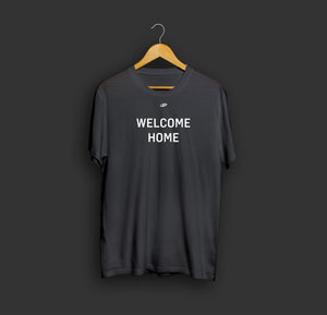 Shirt "WELCOME HOME" (schwarz / weiß – unisex)